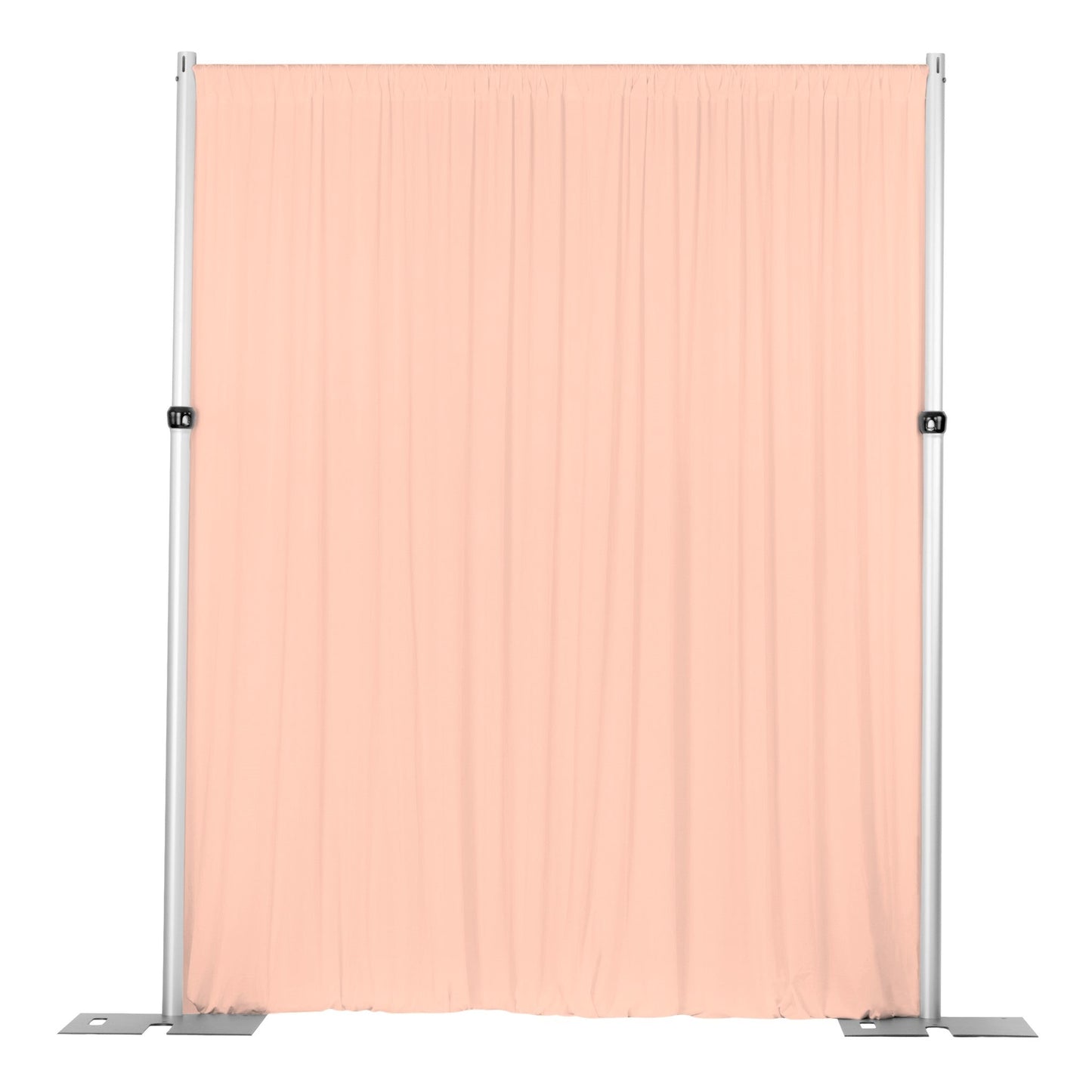 Stretch Drape Curtain with Four Way Stretch Fabric and Rod Pockets