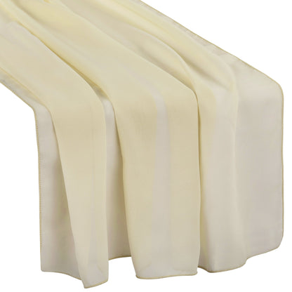 Chiffon Table Runner with Lightweight Sheer Fabric