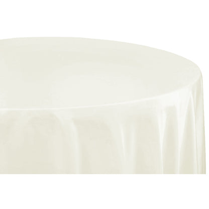 Lamour Satin Round Tablecloth with Seamless Finish
