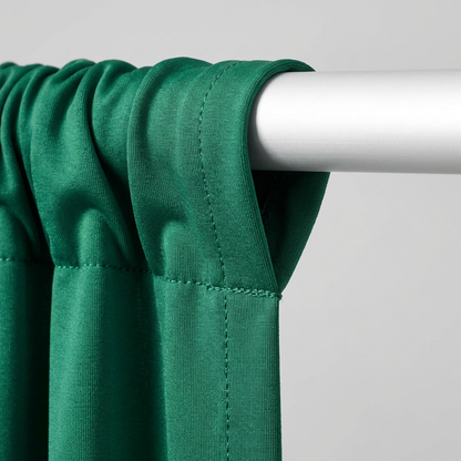 Stretch Drape Curtain with Four Way Stretch Fabric and Rod Pockets
