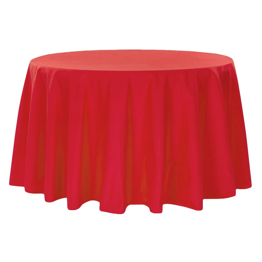 Polyester Round Tablecloth with Seamless Design