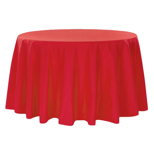 Polyester Round Tablecloth with Seamless Design