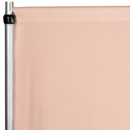 Stretch Drape Curtain with Four Way Stretch Fabric and Rod Pockets