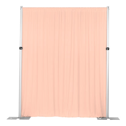 Stretch Drape Curtain with Four Way Stretch Fabric and Rod Pockets