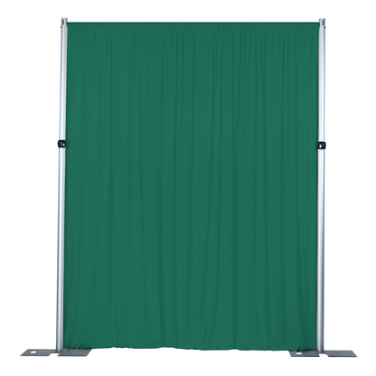 Stretch Drape Curtain with Four Way Stretch Fabric and Rod Pockets