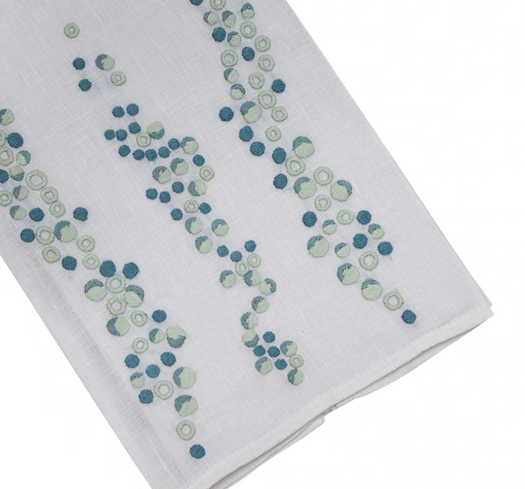 Embroidered Bubbles Hand Towels