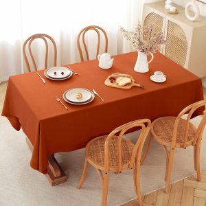 Rectangle Linen Tablecloth Made from Pure Linen Fabric