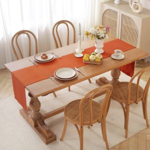 Alternative view of Linen Table Runner Made from Pure Fabric for Dining Tables