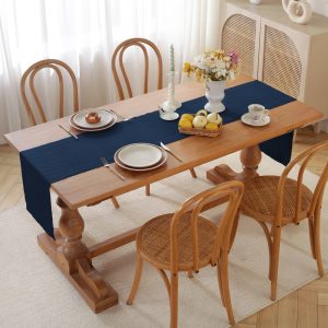 Alternative view of Linen Table Runner Made from Pure Fabric for Dining Tables