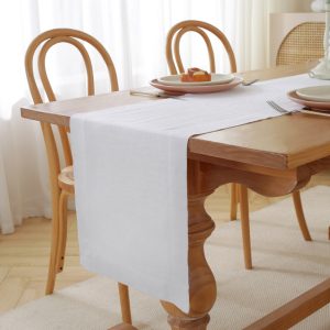 Alternative view of Linen Table Runner Made from Pure Fabric for Dining Tables